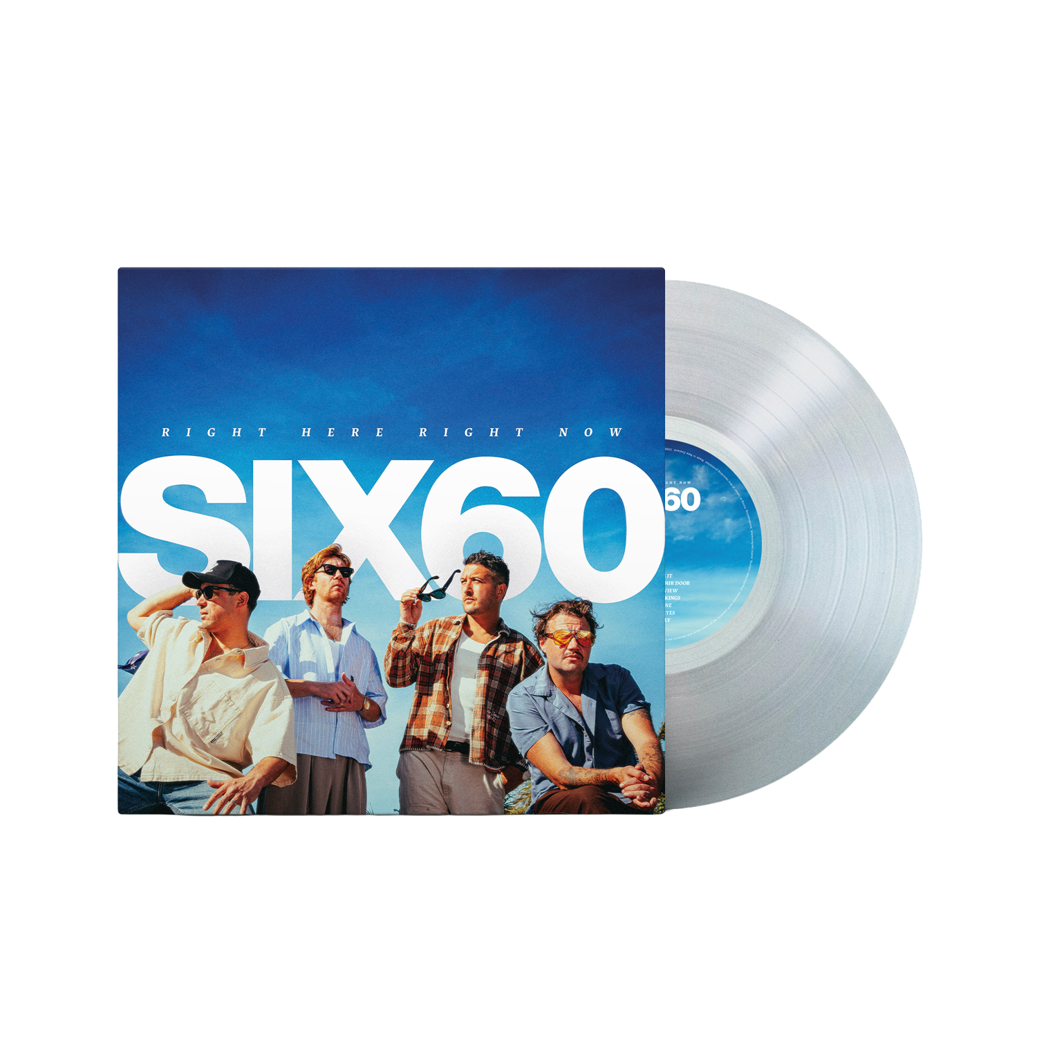 RIGHT HERE RIGHT NOW EXCLUSIVE CRYSTAL CLEAR VINYL – Six60 NZ