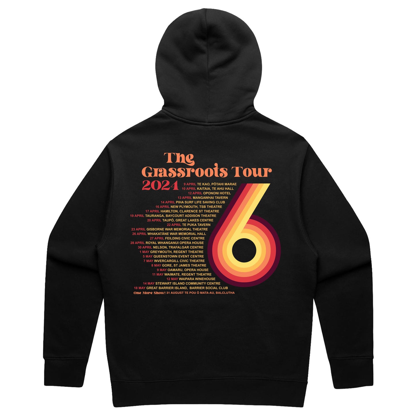 NZ 'ONE MORE SHOW' TOUR HOODIE (BLACK)