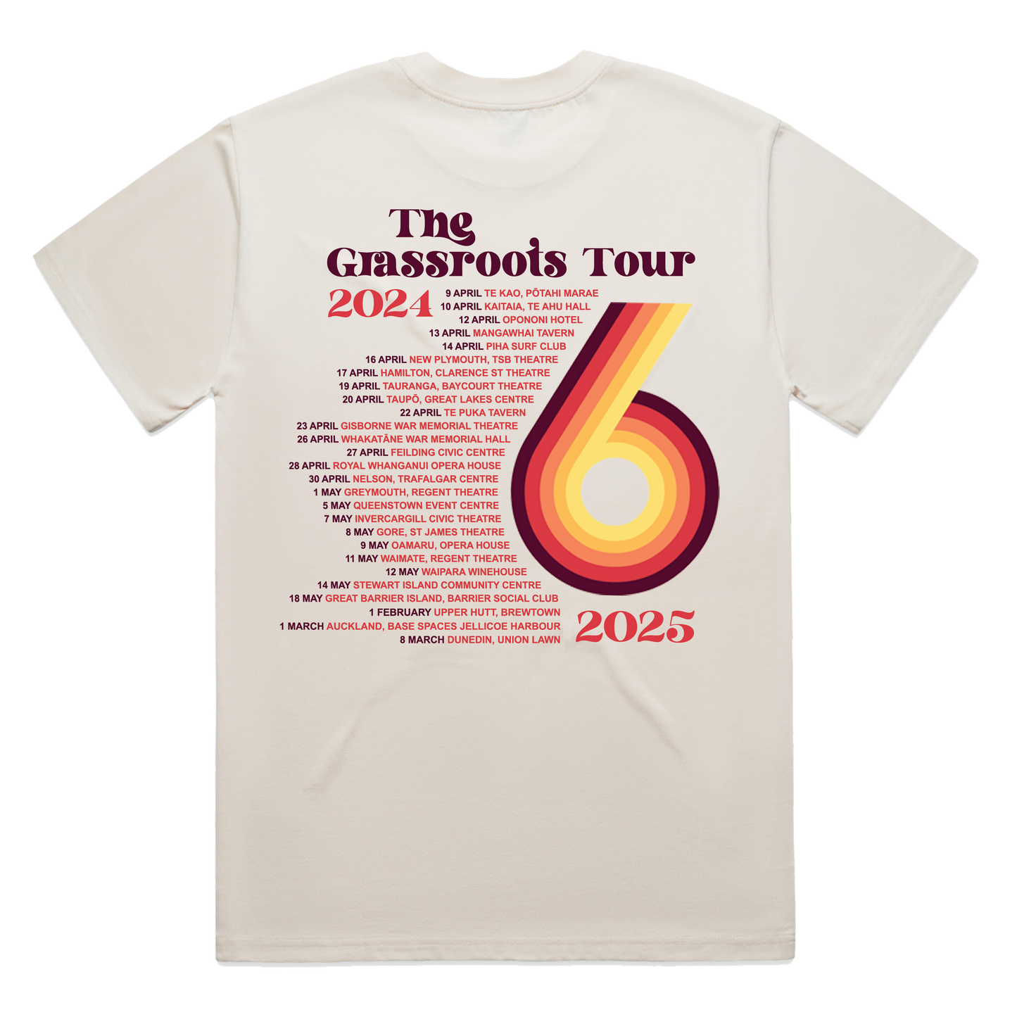 '24/25 NZ TOUR TEE (ECRU)