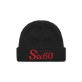 SIX60 SCRIPT BEANIE RED