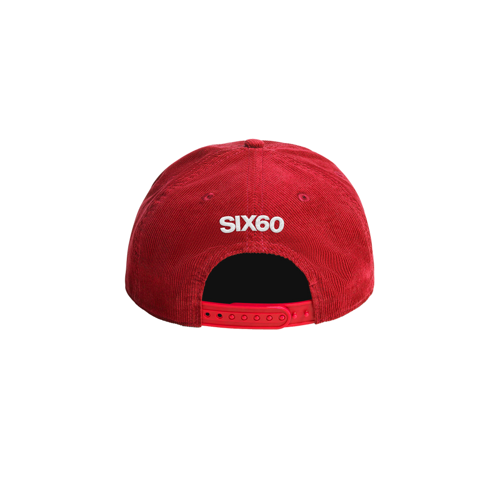 RIGHT HERE RIGHT NOW LOGO CAP RED/WHITE