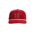 RIGHT HERE RIGHT NOW LOGO CAP RED/WHITE