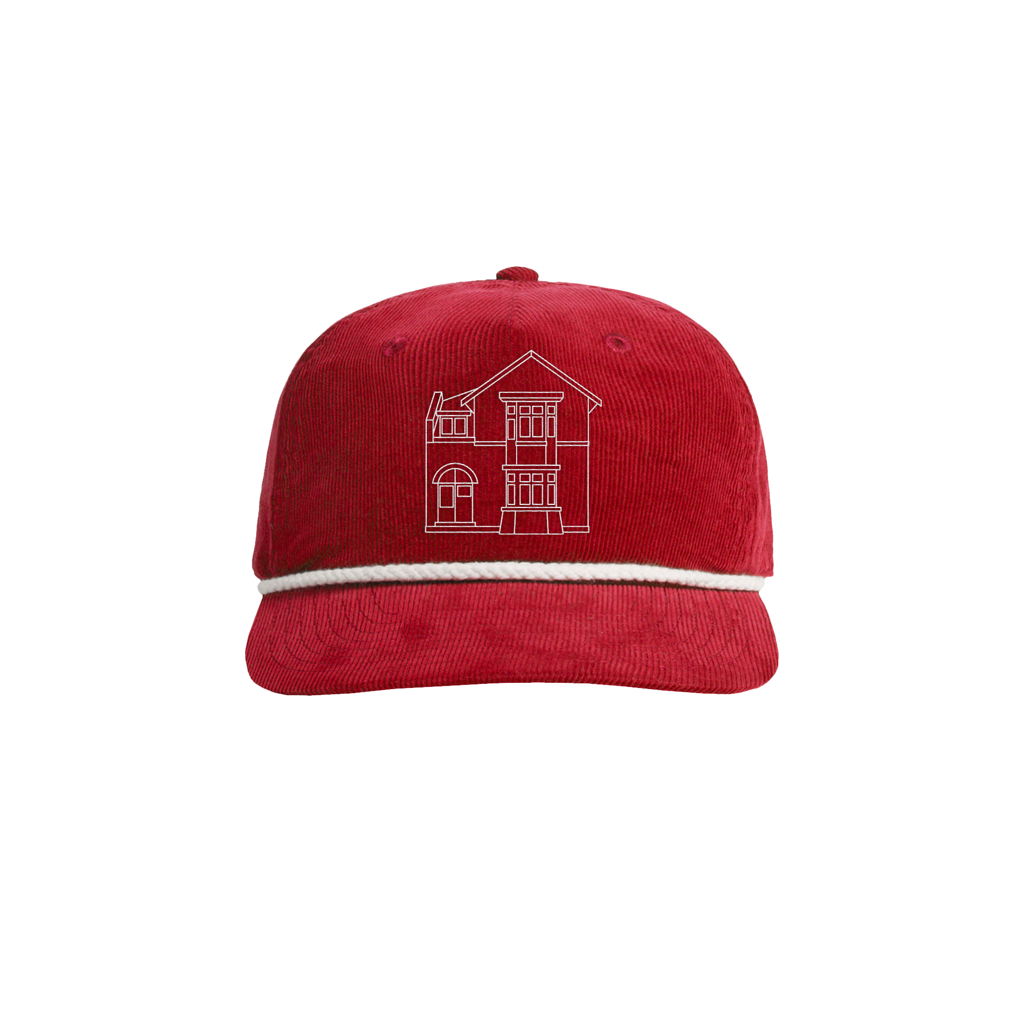 RIGHT HERE RIGHT NOW LOGO CAP RED/WHITE