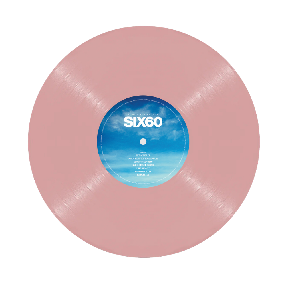 RIGHT HERE RIGHT NOW EXCLUSIVE UK COLOURWAY - CRYSTAL ROSE VINYL (SIGNED)