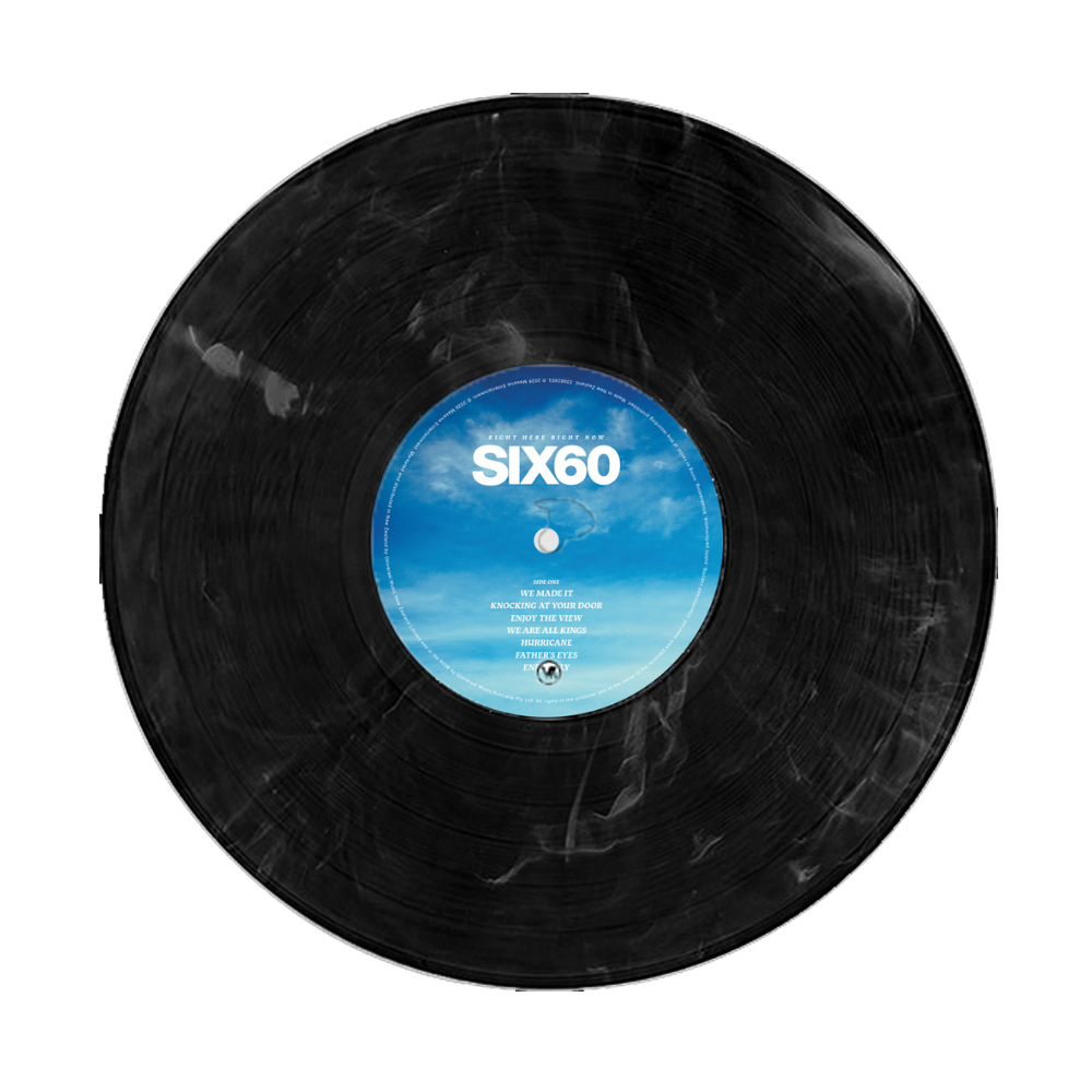 RIGHT HERE RIGHT NOW LIMITED EDITION CUSTOM BLACK VINYL (SIGNED)